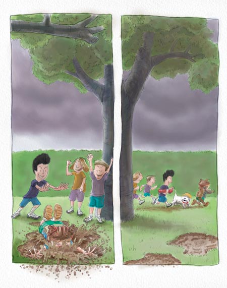 The Last Viking - bullies (detail)