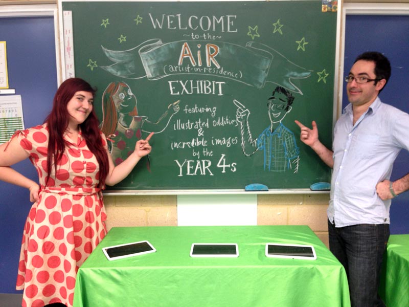 Briony and James being dags