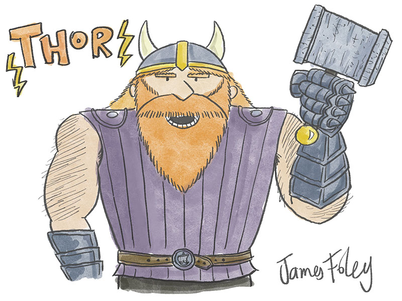 Thor drawing demo-4web