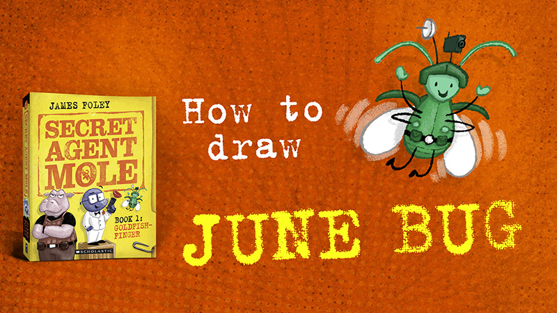How to draw JUNE BUG from Secret Agent&nbsp;Mole