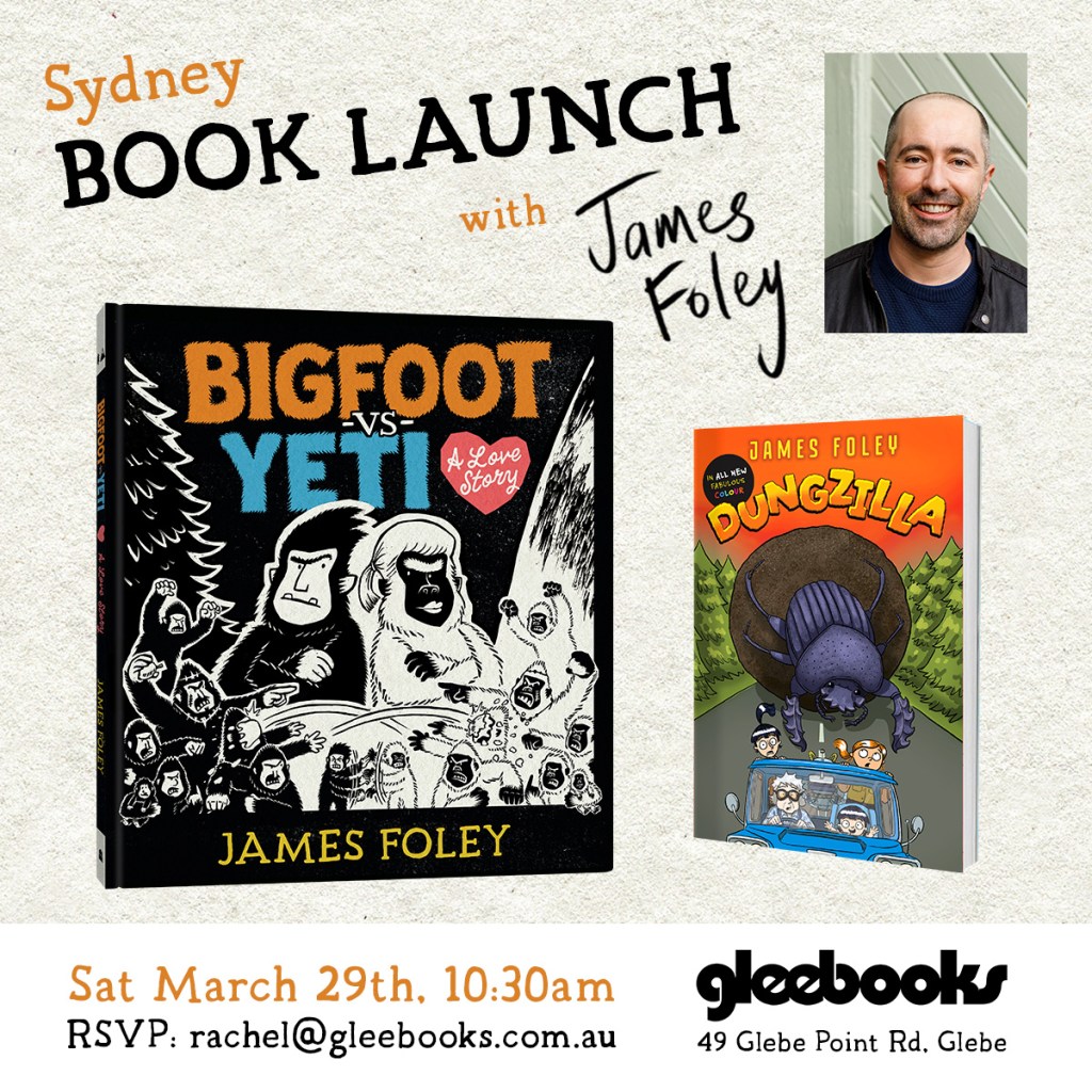 Double book launches in Sydney and Melbourne – James Foley